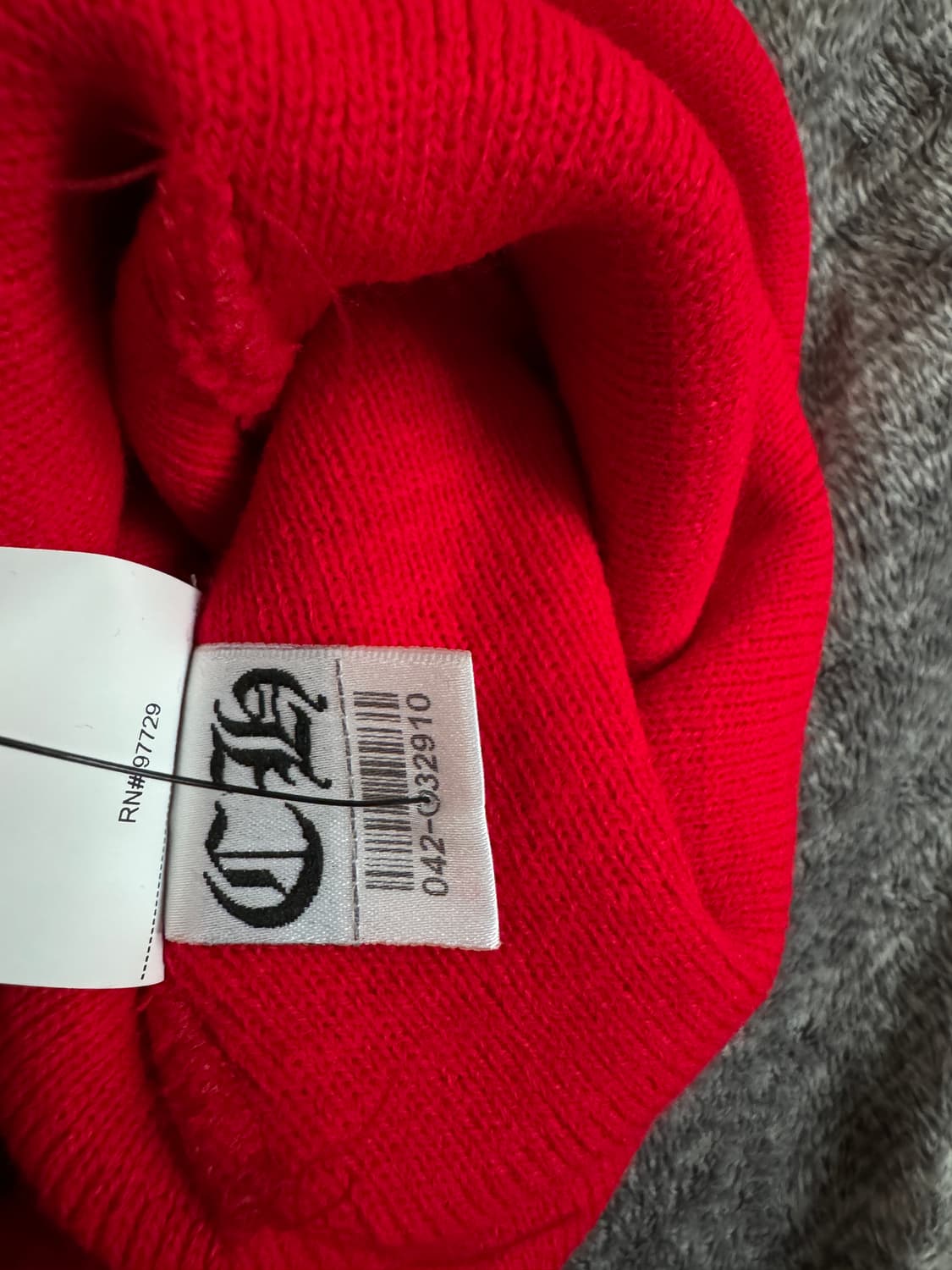 크롬하츠 로고 비니 레드 상품이미지5