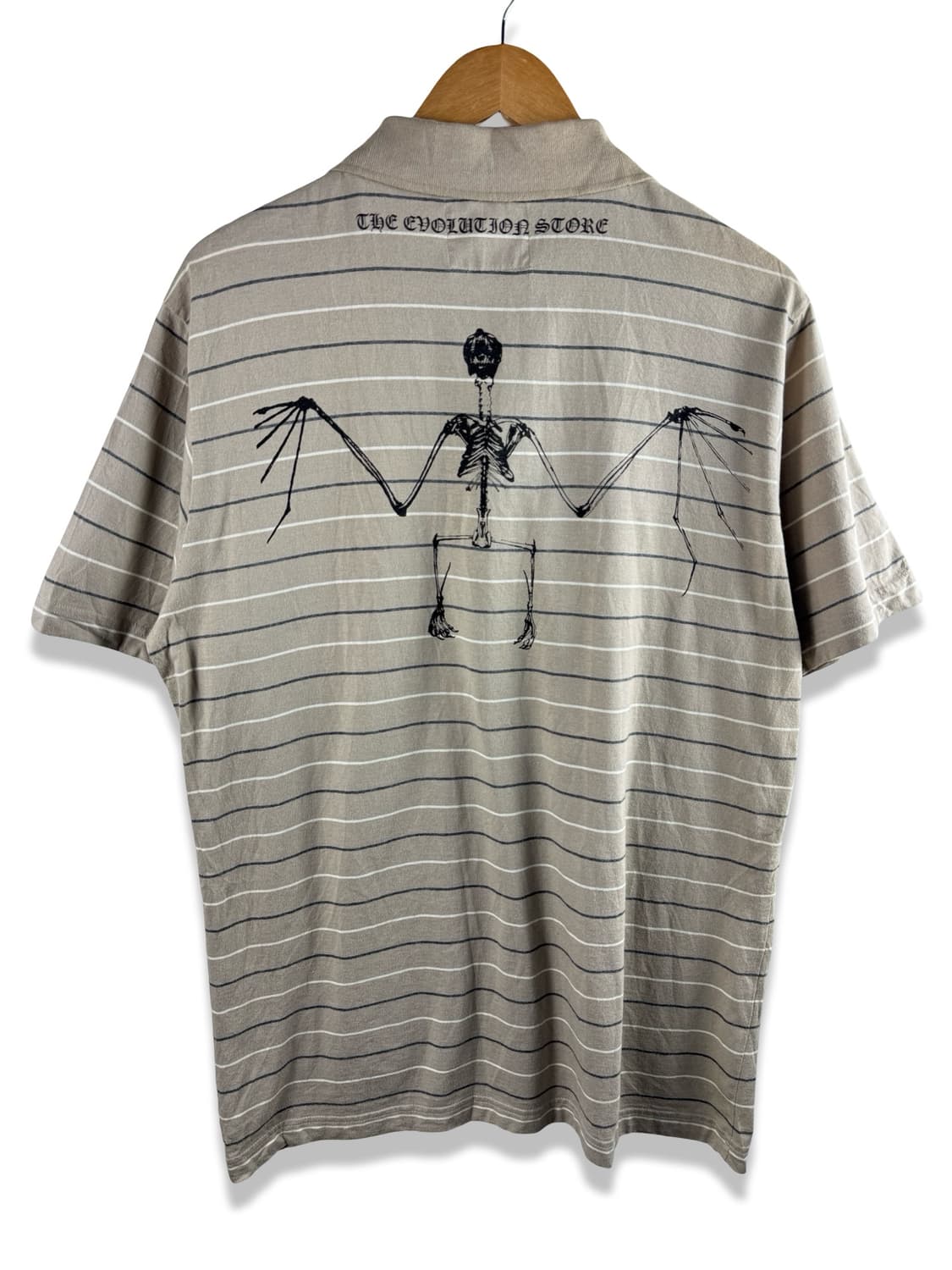 JPN 스컬 레터링 Y2K 다크 카라티셔츠2396 상품이미지1