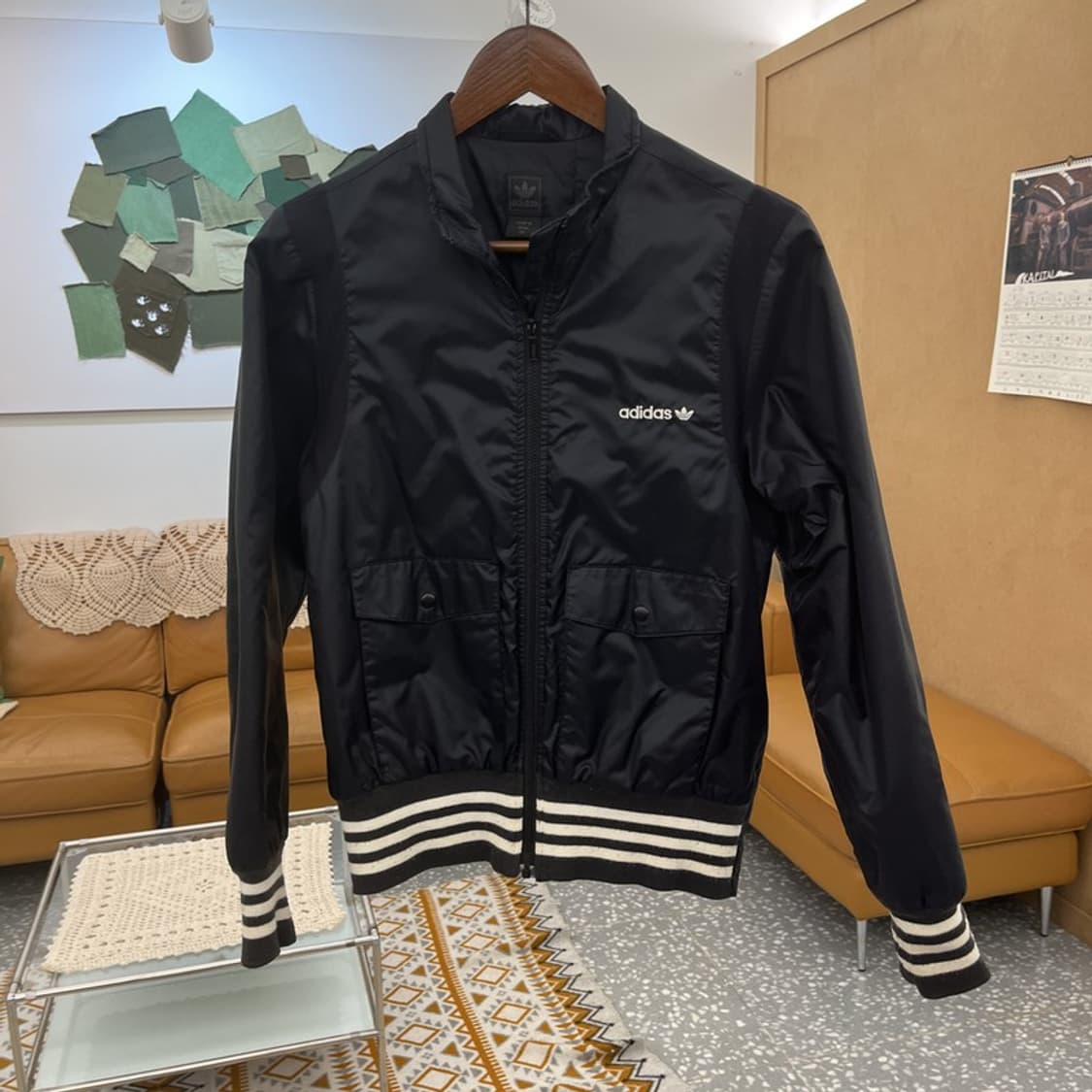 아디다스 흑탭 레트로 윈터 프렌체스카 바시티 자켓 95 C10695 상품이미지3