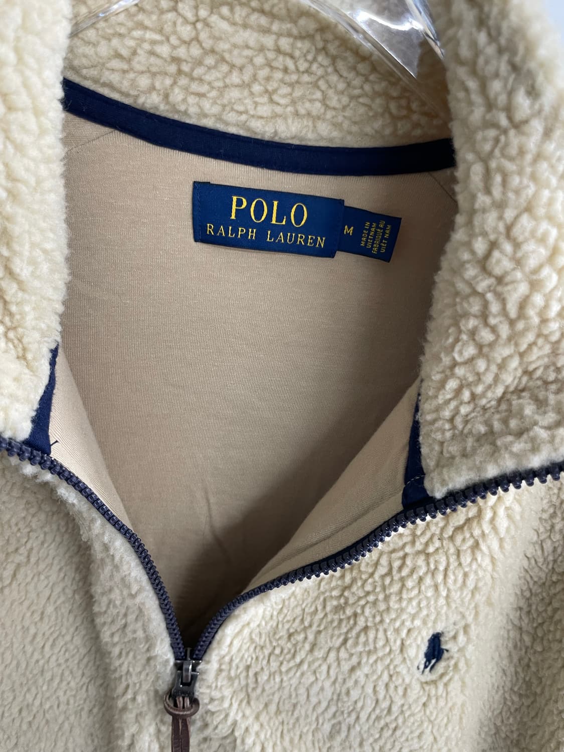 폴로 랄프로렌 셰르파자켓 뽀글이 후리스 M 상품이미지5