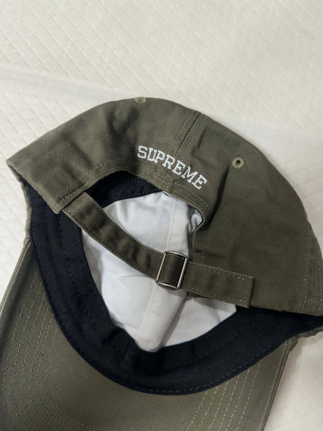 슈프림 Est. 1994 6-패널 캡 올리브 - 21FW 상품이미지3