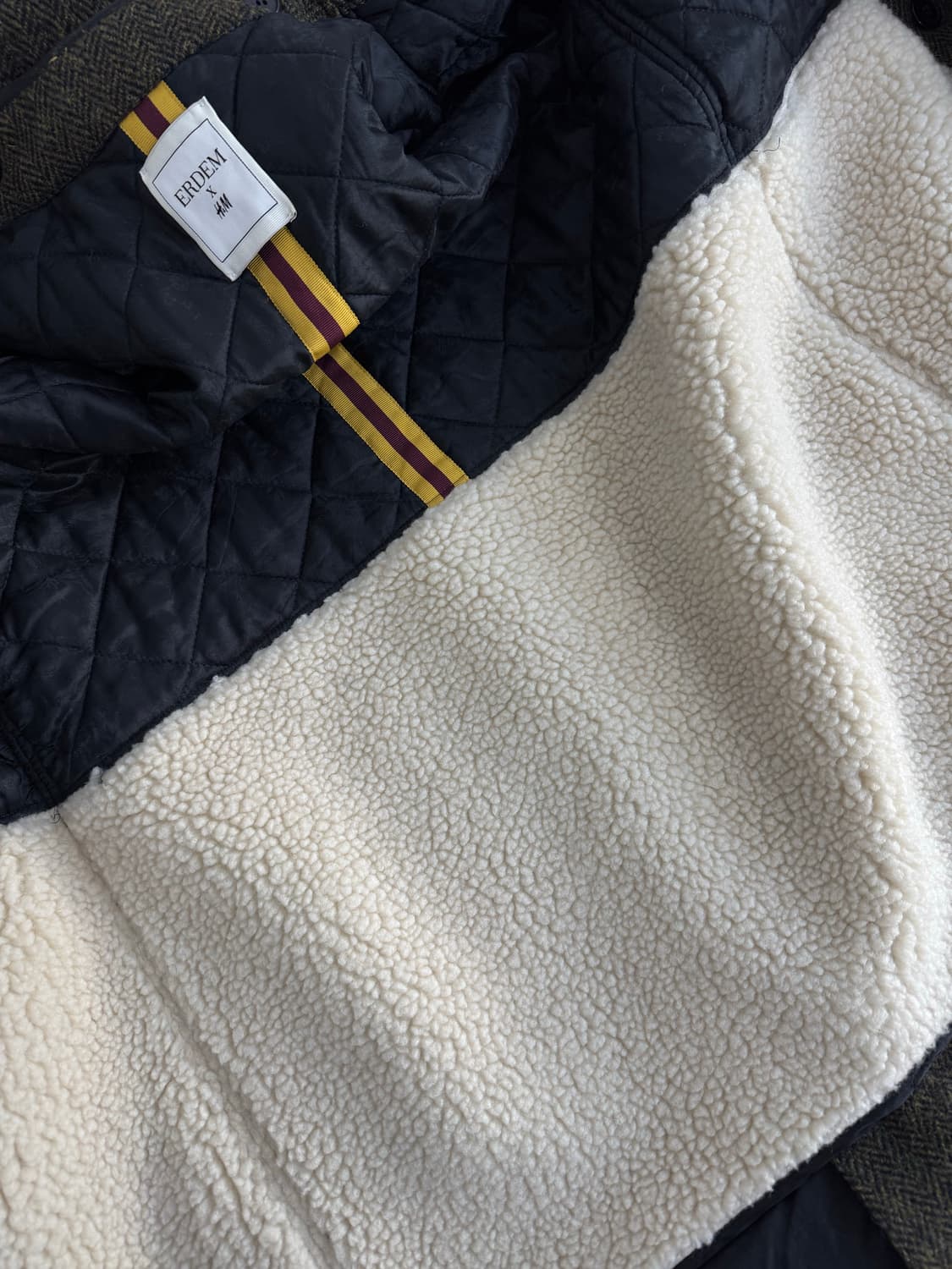 H&M 에르뎀(ERDEM) 콜라보 해리스트위드 코트 L 상품이미지6