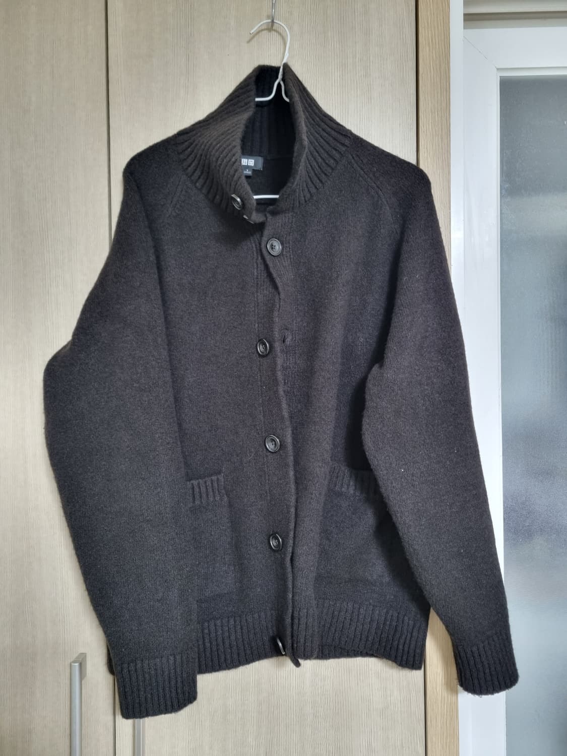 유니클로 수플레얀 스탠드 가디건 [s] 상품이미지2