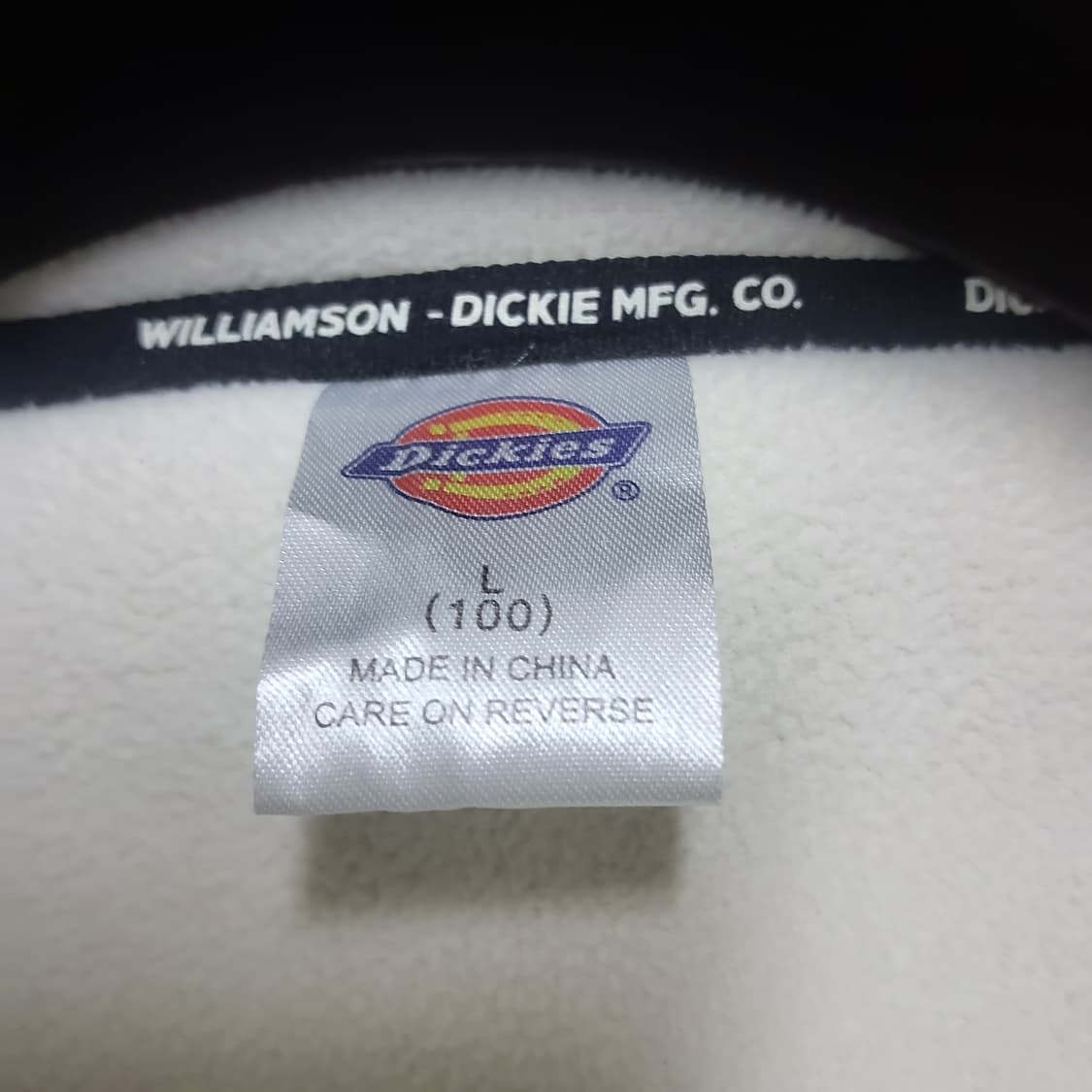 디키즈 후드 뽀글이 플리스 후리스 자켓 아이보리 100 상품이미지5