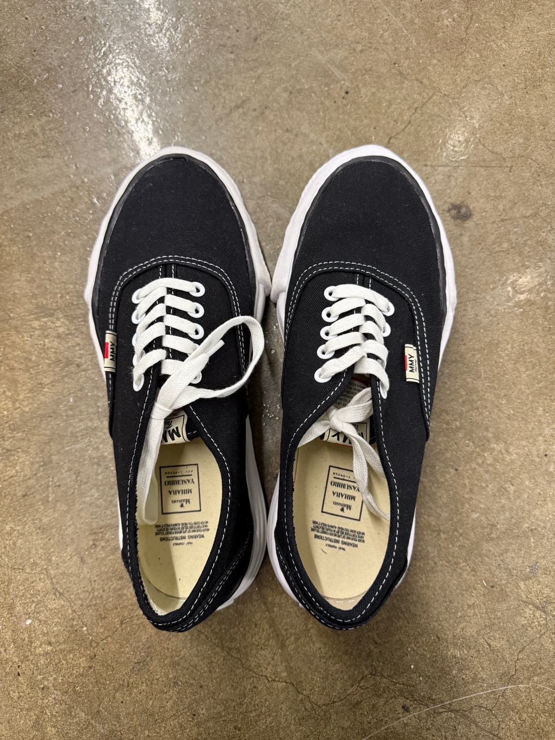 메종 미하라 야스히로 베이커 캔버스 로우 블랙 44 상품이미지6