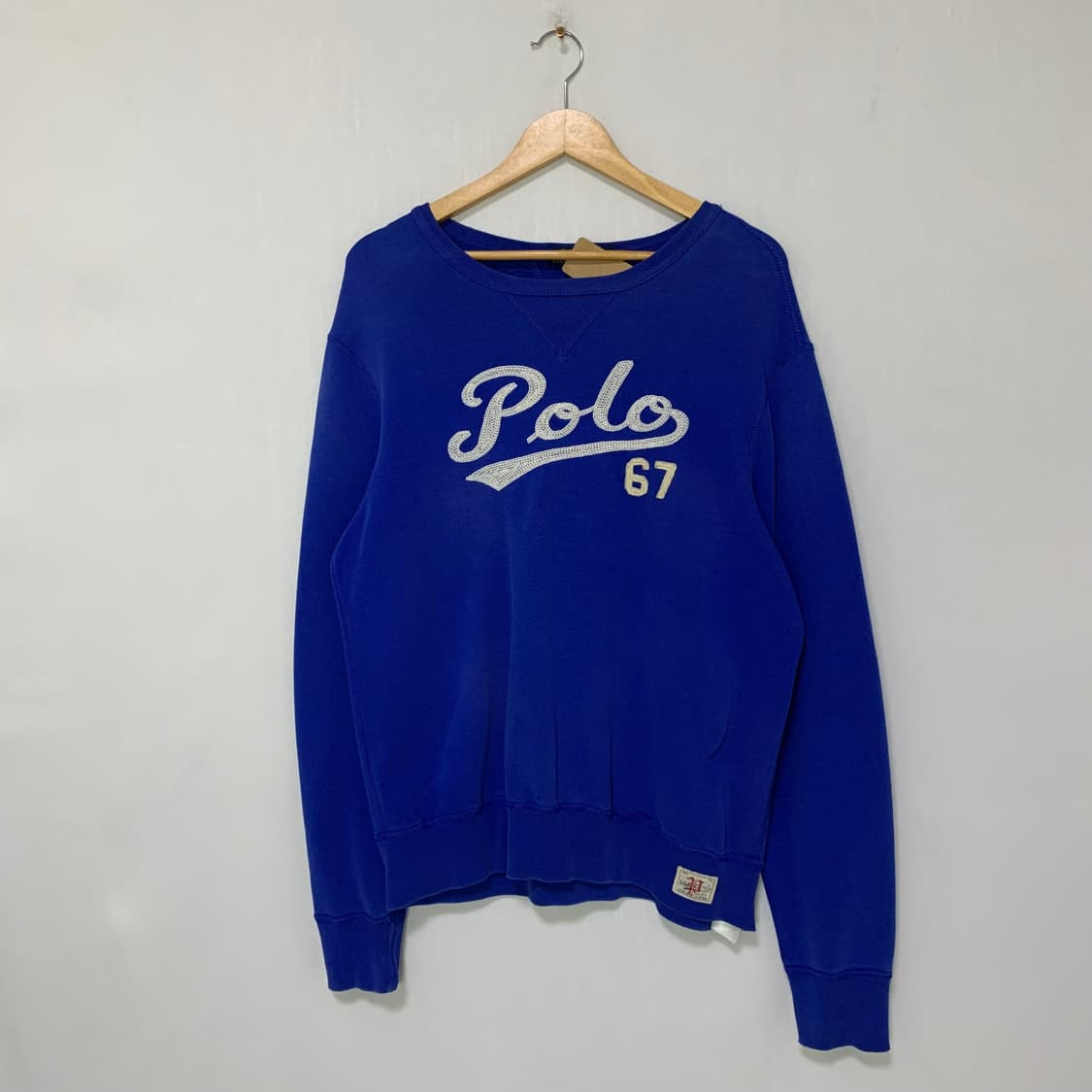 폴로 랄프로렌 빈티지 블루 맨투맨 L 상품이미지1