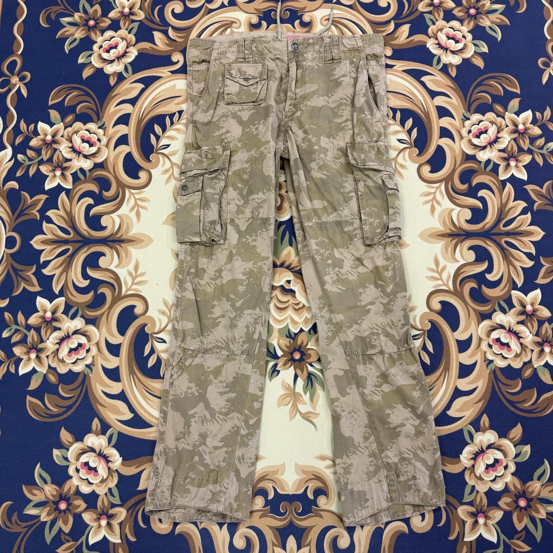 (34)디젤 Diesel 패턴 카고팬츠(베이지) 상품이미지1