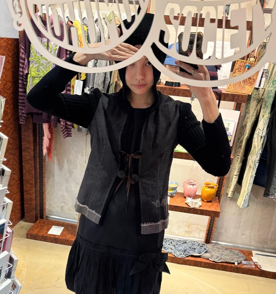 Cop copine knitted hoddie 니트 후드집업 상품이미지3