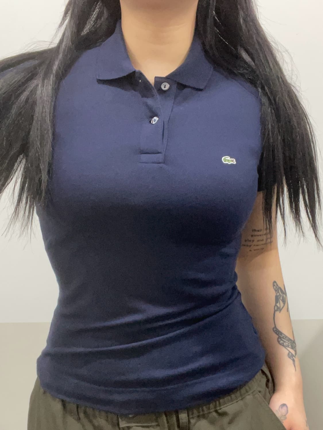 Lacoste 라코스테 Pk 카라 슬림핏 반팔티셔츠 상품이미지1