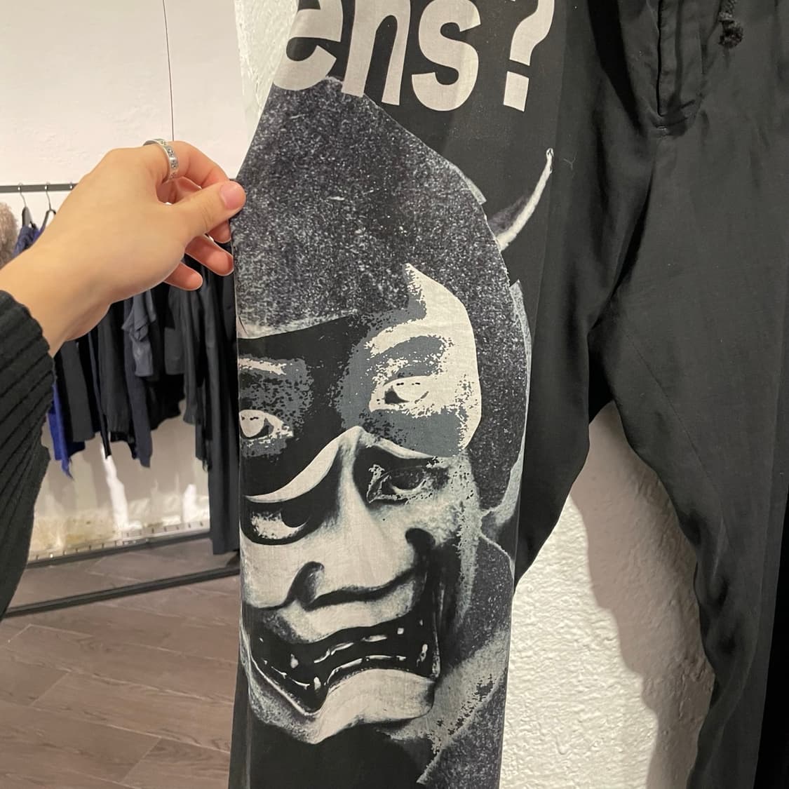 요지야마모토 블랙스캔들 한야 팬츠 상품이미지2