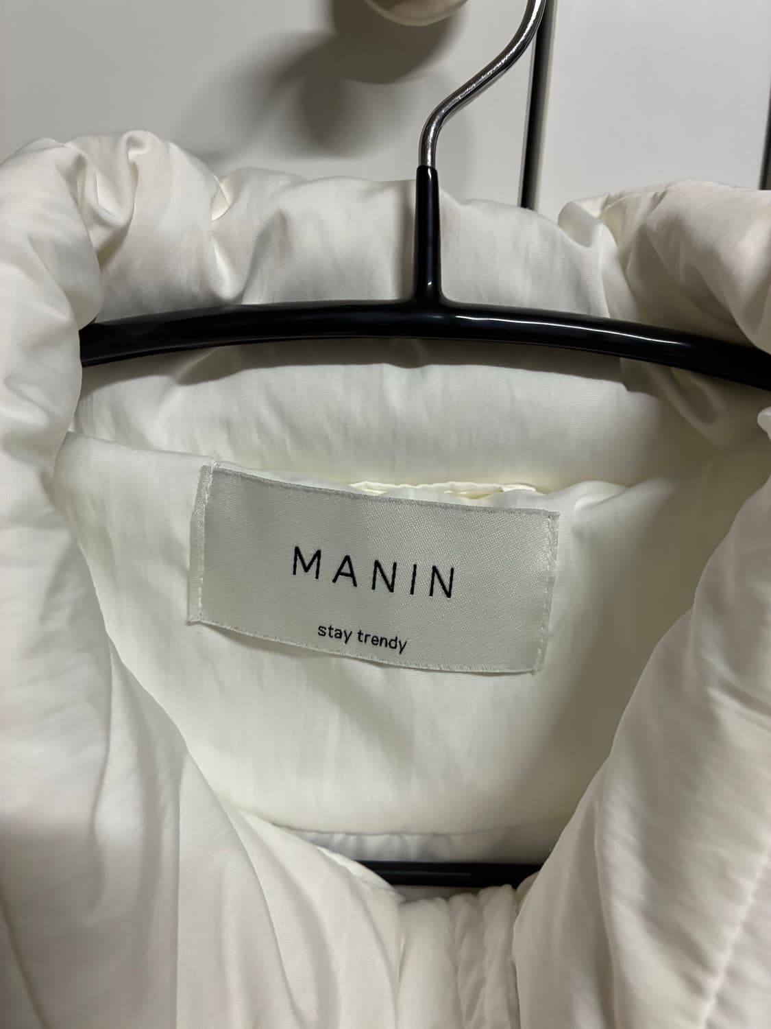 [새상품] 무드인사이드 화이트 패딩 (Free 사이즈) 상품이미지5