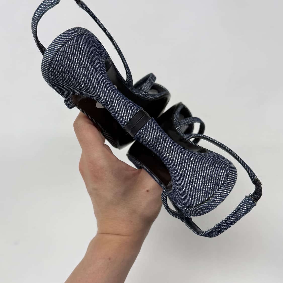 Katharine Hamnett glitter denim pumps 상품이미지6