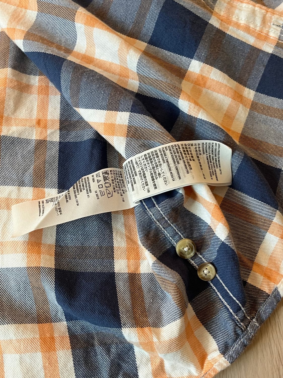 아베크롬비 체크 셔츠 L / 머슬핏 / 상태 좋음 상품이미지6