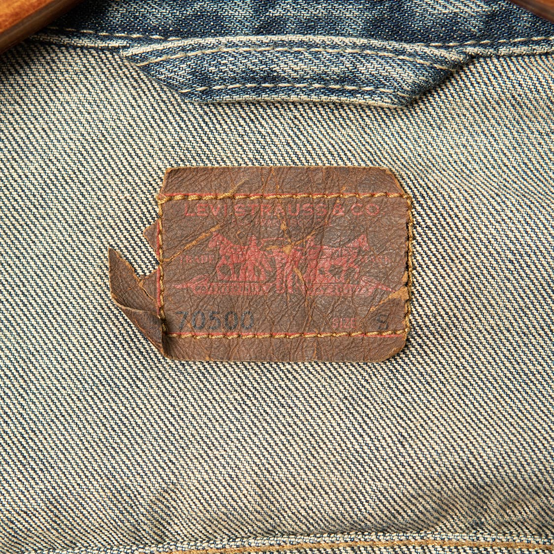 [S] 90s~ 리바이스 70500-0433 썬페이드 데님 트러커 자켓  상품이미지6