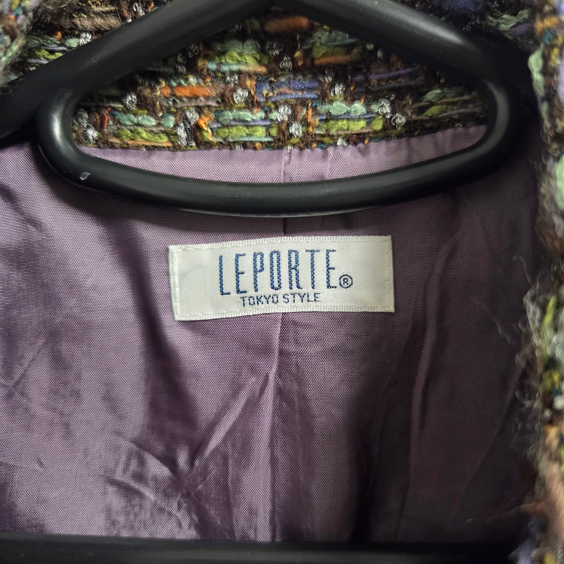 Leporte 재팬 울 트위드 자켓 M-L 상품이미지3