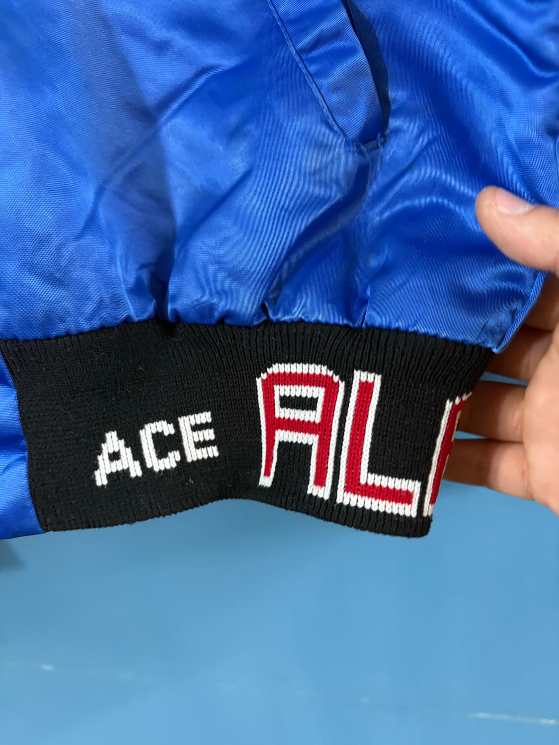 80-90‘s USA West-ark varsity Jacket. 상품이미지5