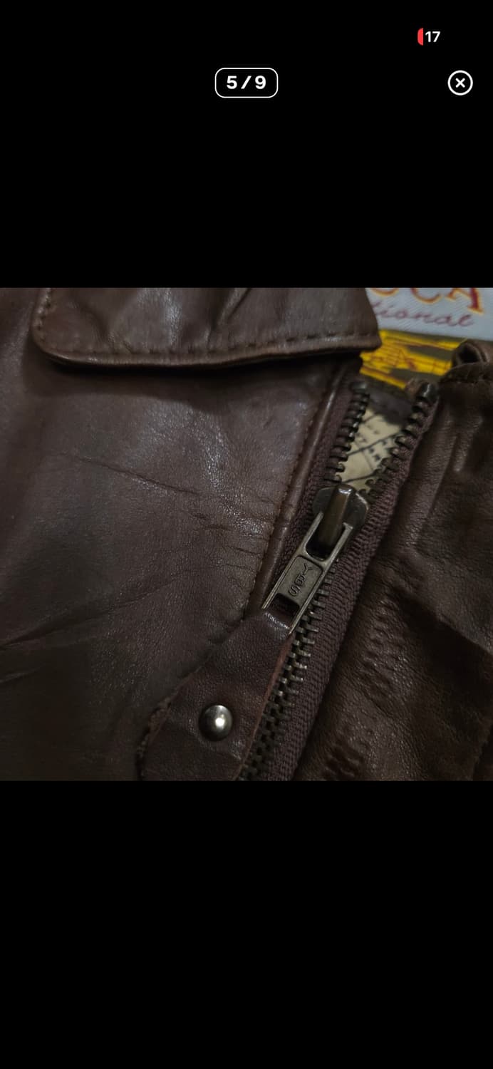 빈티지 A-2 레더자켓 상품이미지4