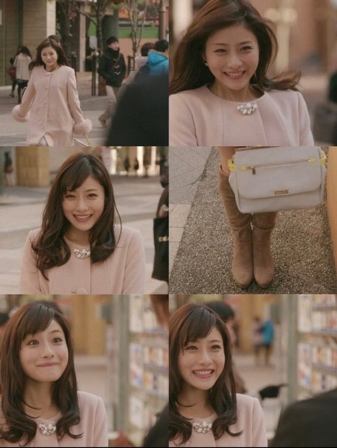 실연쇼콜라티에 이시하라사토미깔 갸루 히메갸루 비쥬 퍼 핑크 코트 빈티지 상품이미지3