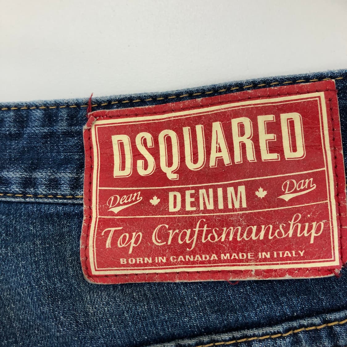 디스퀘어드2 레드패치 스케이터진 30 인치 상품이미지4