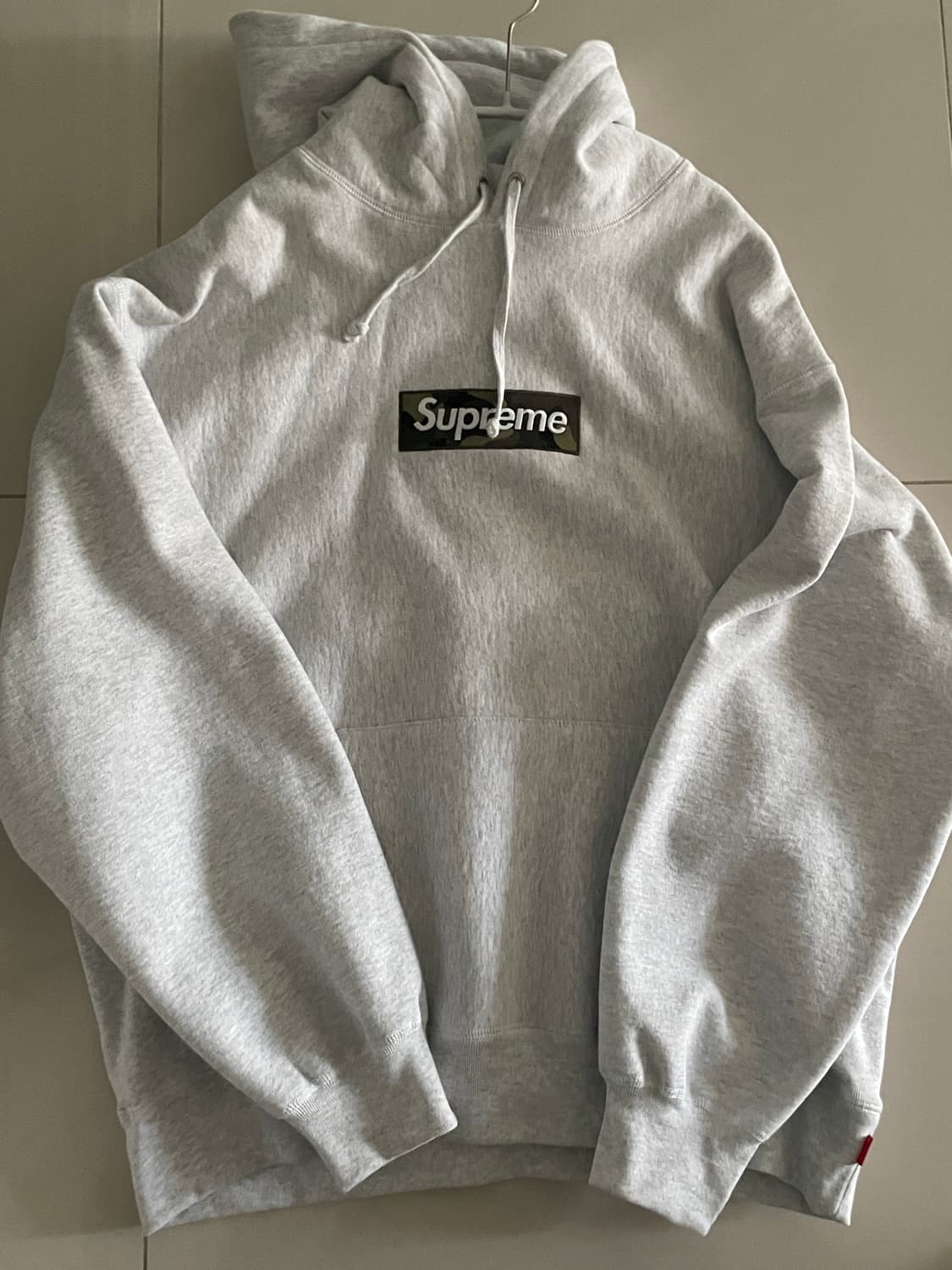 슈프림 카모 박스로고 후드 L 상품이미지2