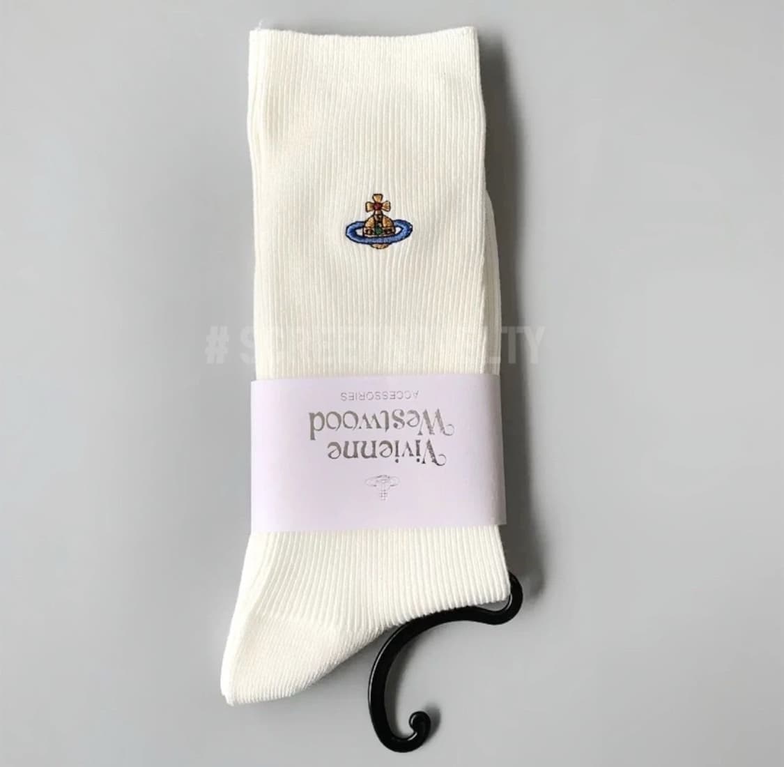 비비안 웨스트우드 ORB로고 자수양말 크루삭스 상품이미지6