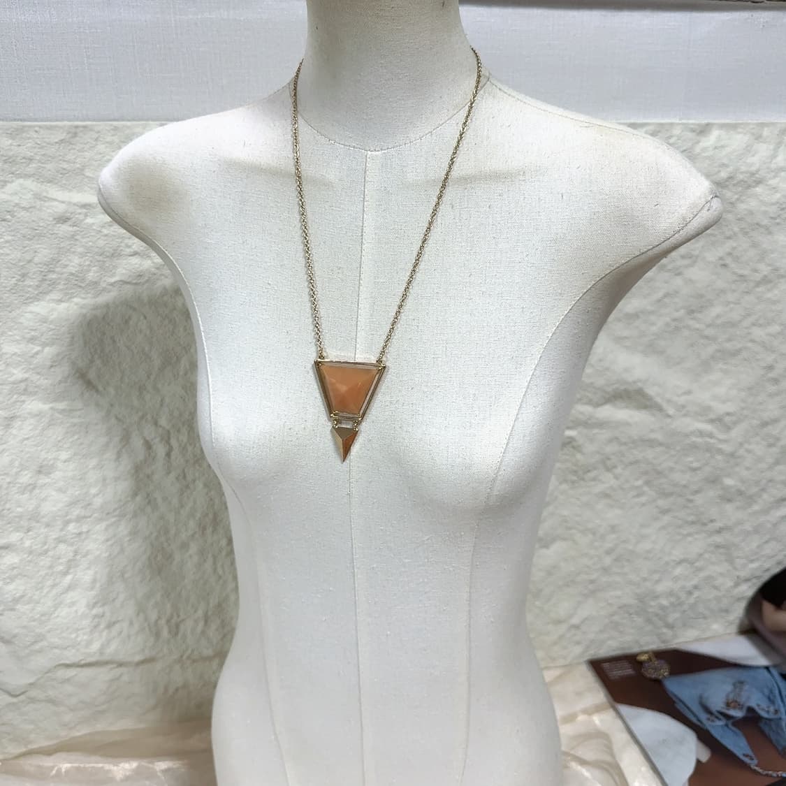 빈티지 오리엔탈 기하 목걸이 상품이미지1