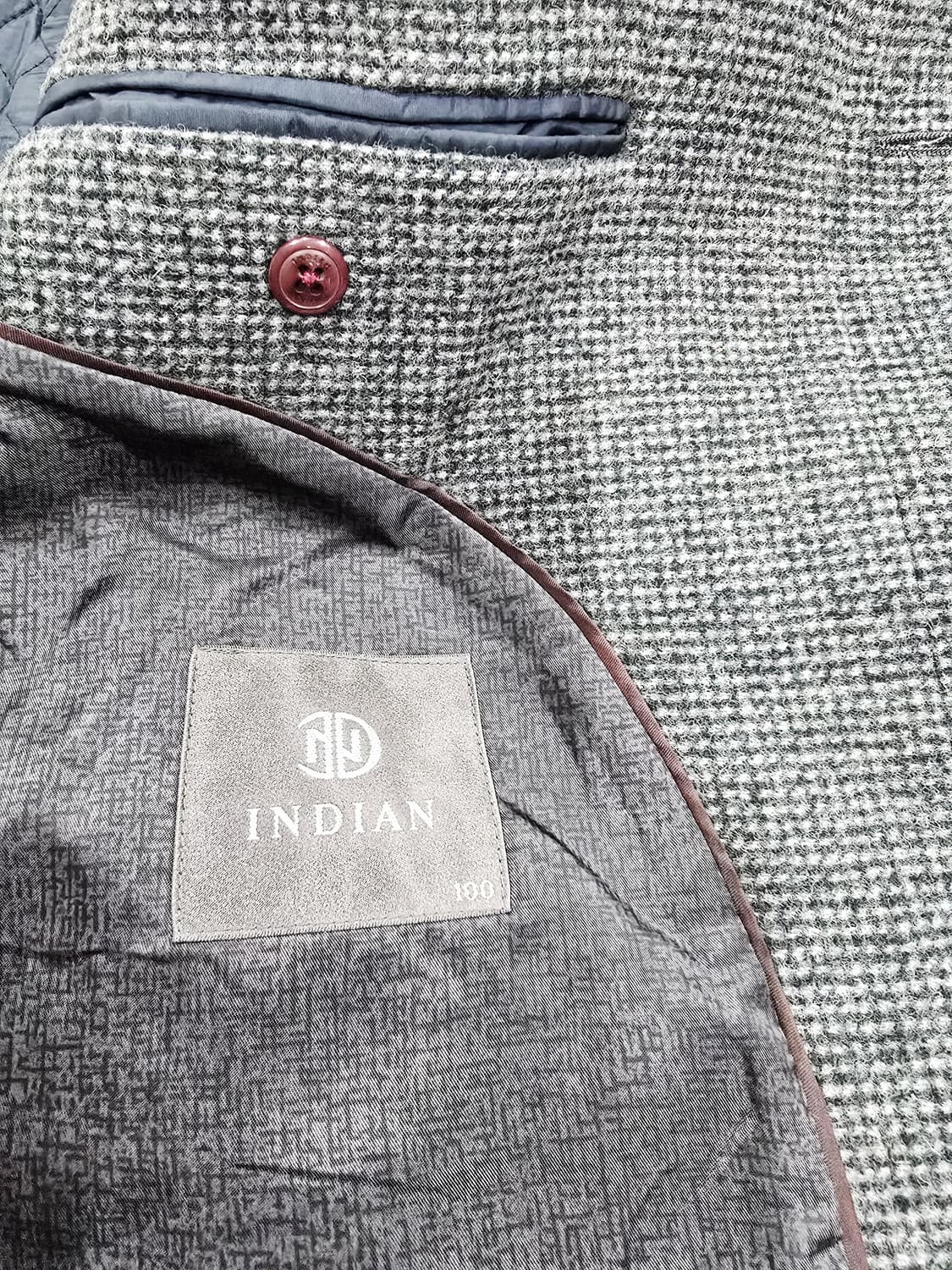 인디안 남성 코트 차콜 그레이 코트 상품이미지9