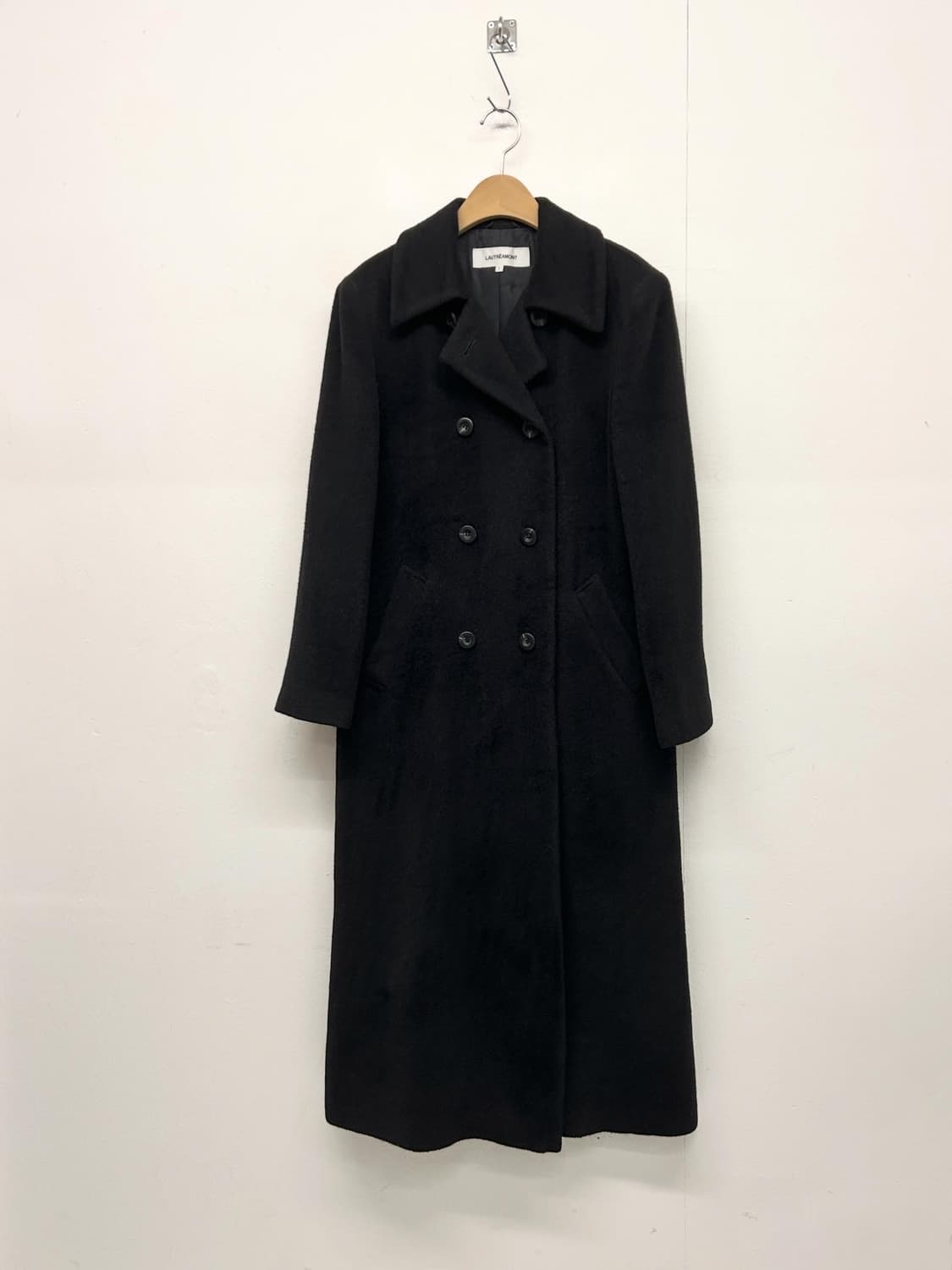 LAUTREAMONT 블랙 롱 코트 상품이미지1