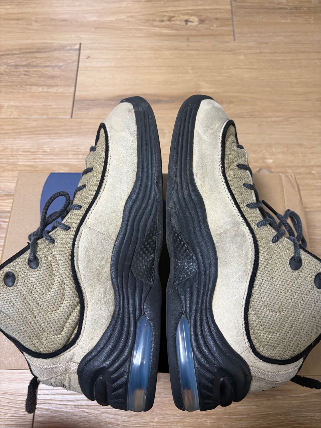 나이키x스투시 에어페니2 라탄 앤 라임스톤 265 상품이미지4