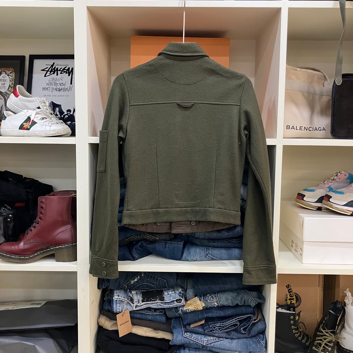 RNA AF-1003 카키 울 자켓 상품이미지4