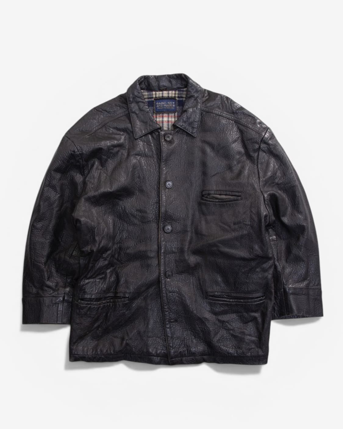 O-0319 Game set and match leather coat 상품이미지1