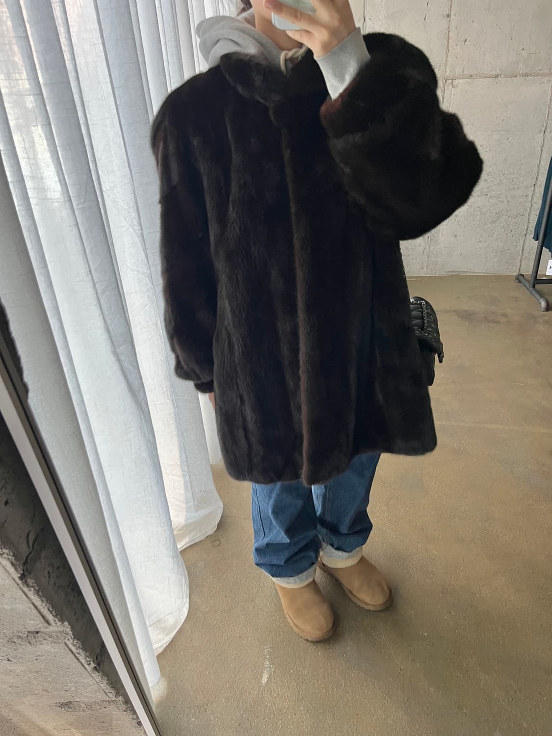 90s American Fur Award 아메리칸 퍼어워드 밍크 코트  상품이미지5