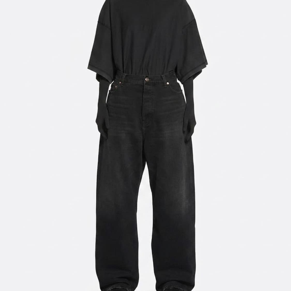 [M] 발렌시아가 라지배기진 논코팅 블랙 상품이미지9