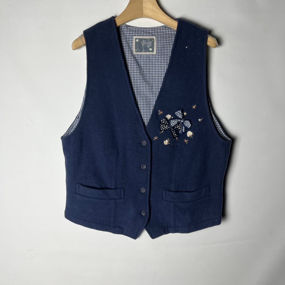 [KETTY] 리본플라워 자수 울 베스트 상품이미지2