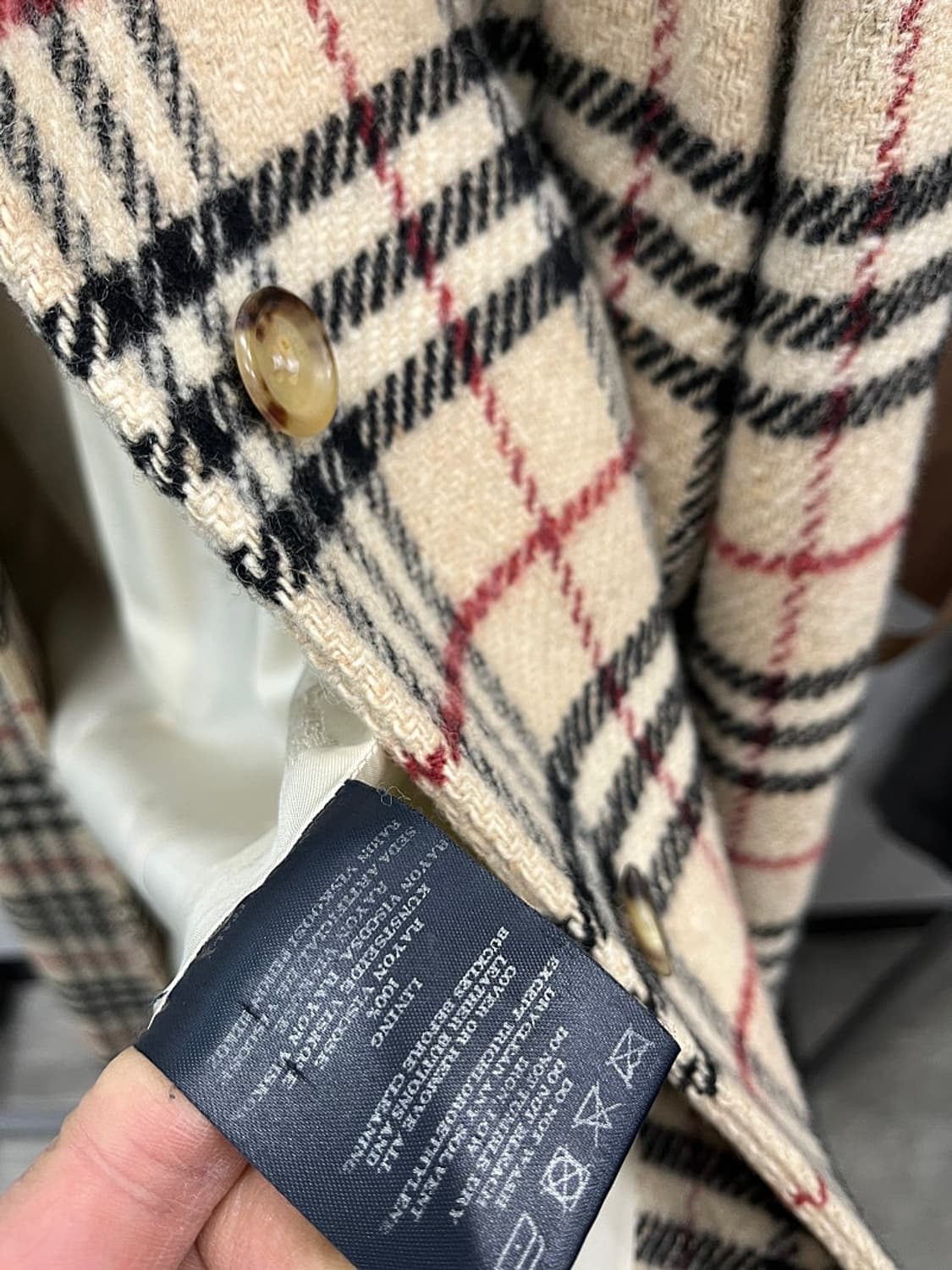 여) 버버리 노바체크 울 트렌치코트  상품이미지9