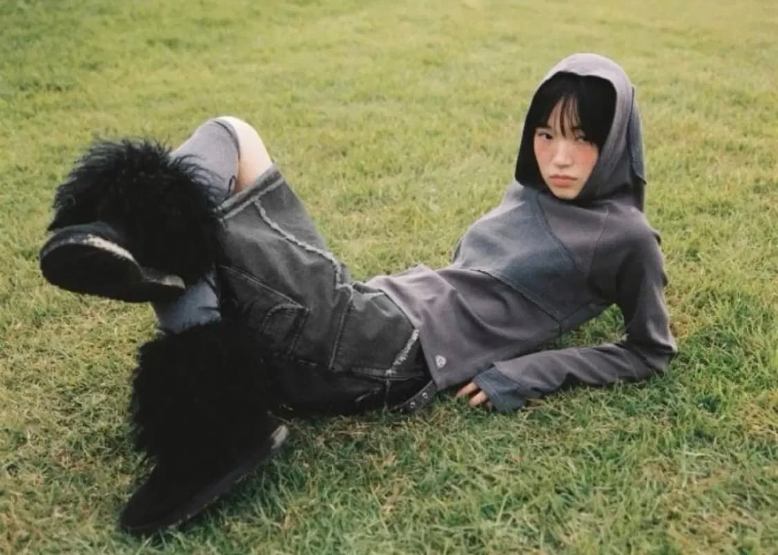 스마트어반유즈풀 raw edge hoodie / 현 코이세이오 상품이미지2