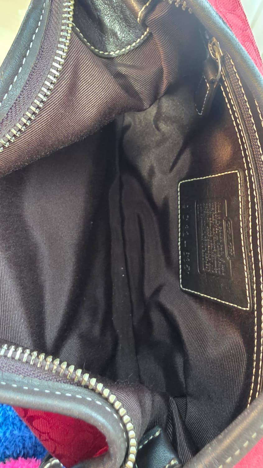 00s coach 6351 시그니처 레드 소호백 y2k 상품이미지5