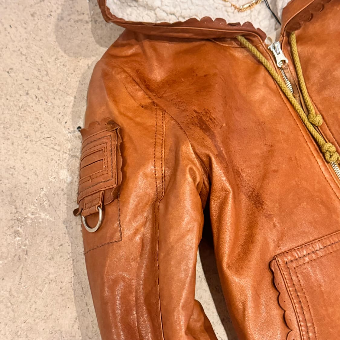 양가죽 후드집업 상품이미지5