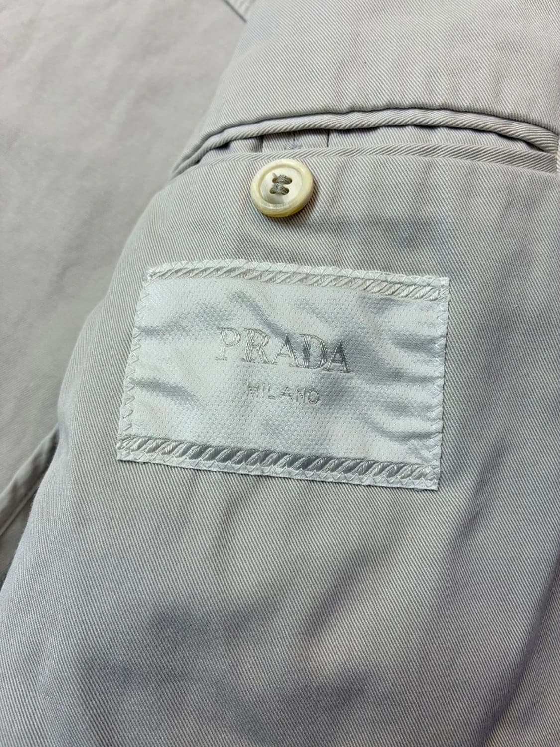 프라다 PRADA 올드머니룩 코튼 블레이저 자켓 PN6210 상품이미지6