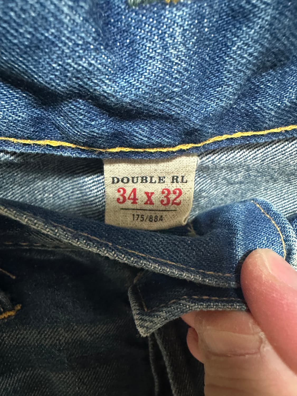 RRL 더블알엘 빈티지파이브포켓 그랜드폴스 34X32 판매합니다 상품이미지4