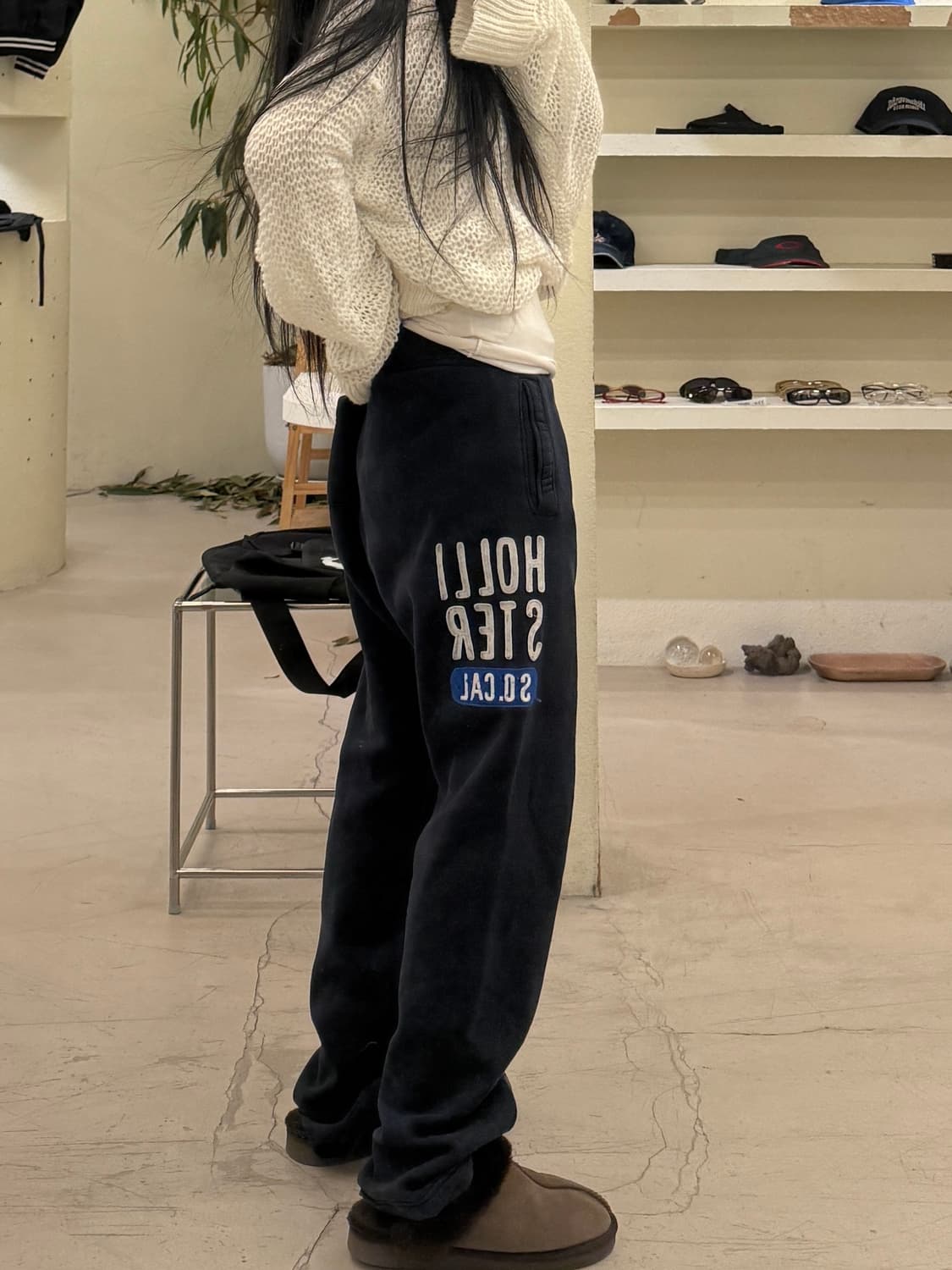 홀리스터 빅로고 스웻 팬츠 U651 상품이미지2