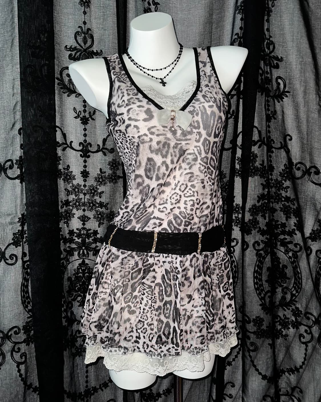 Leopard Gyaru OPS 상품이미지1