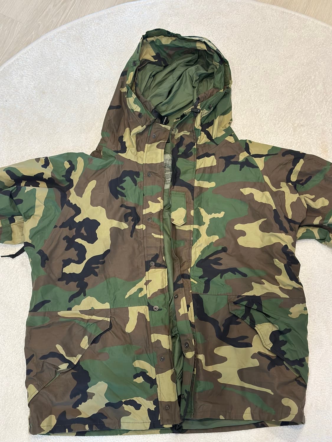 미군 오리지널 ECWCS Gen I 파카 / 99년 우드랜드 카모플라쥬 상품이미지1