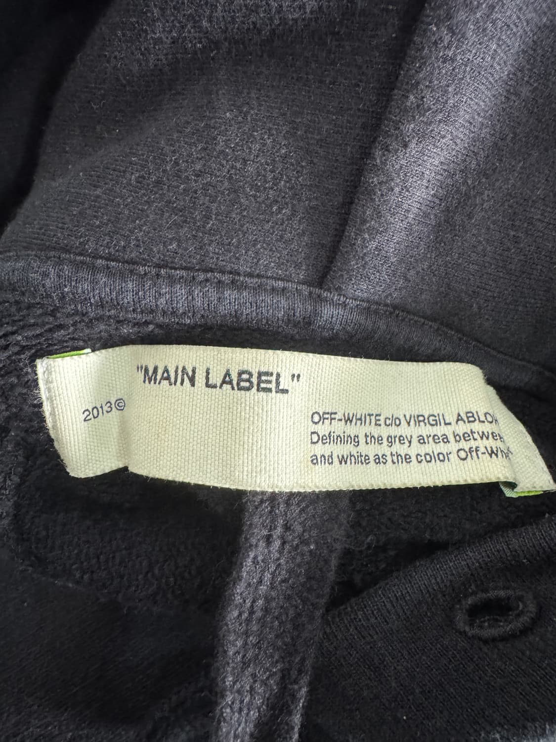 정품!! 오프화이트 블랙 애로우 후드티 M 상품이미지3