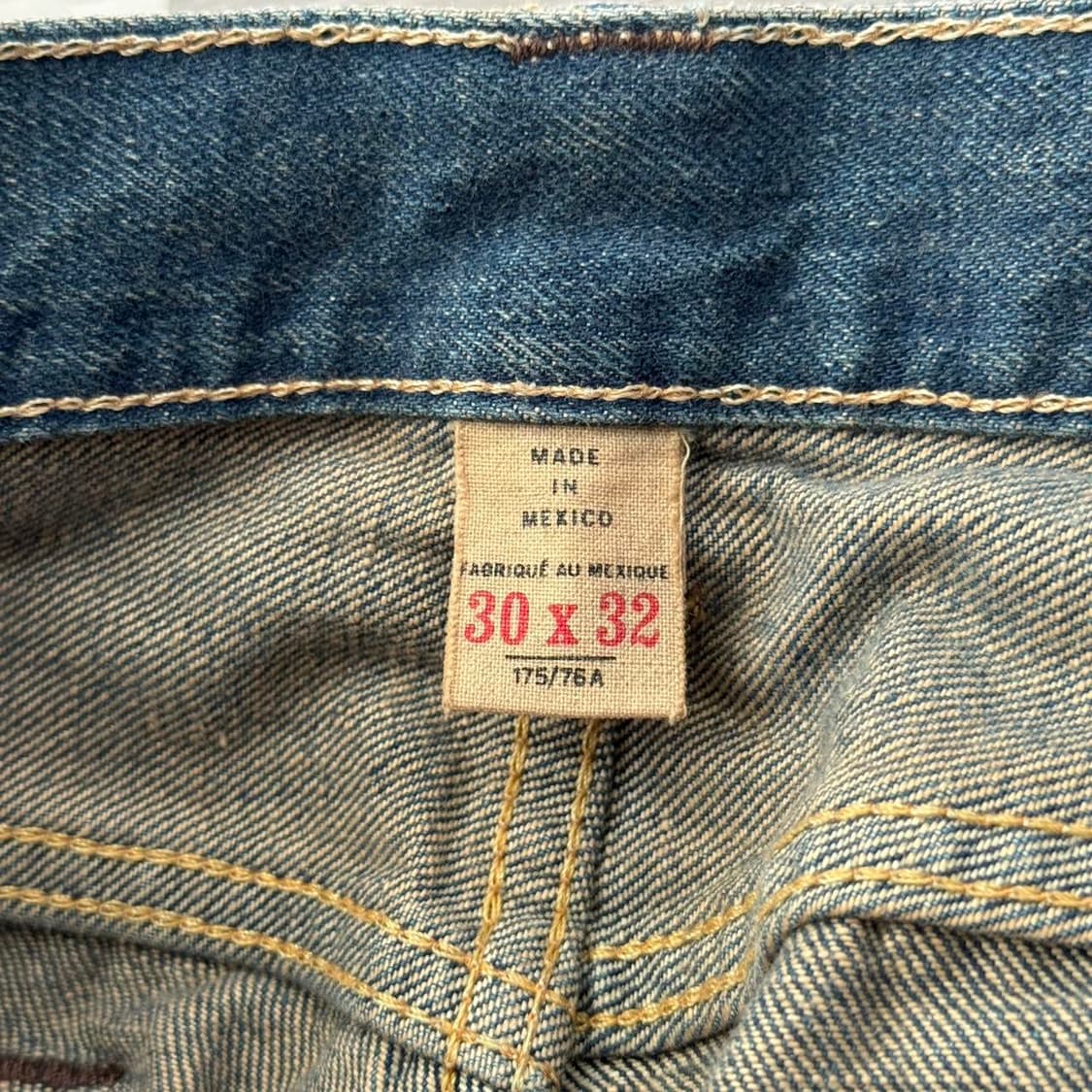 RRL 더블알엘 슬림 핏 셀비지 데님 상품이미지5