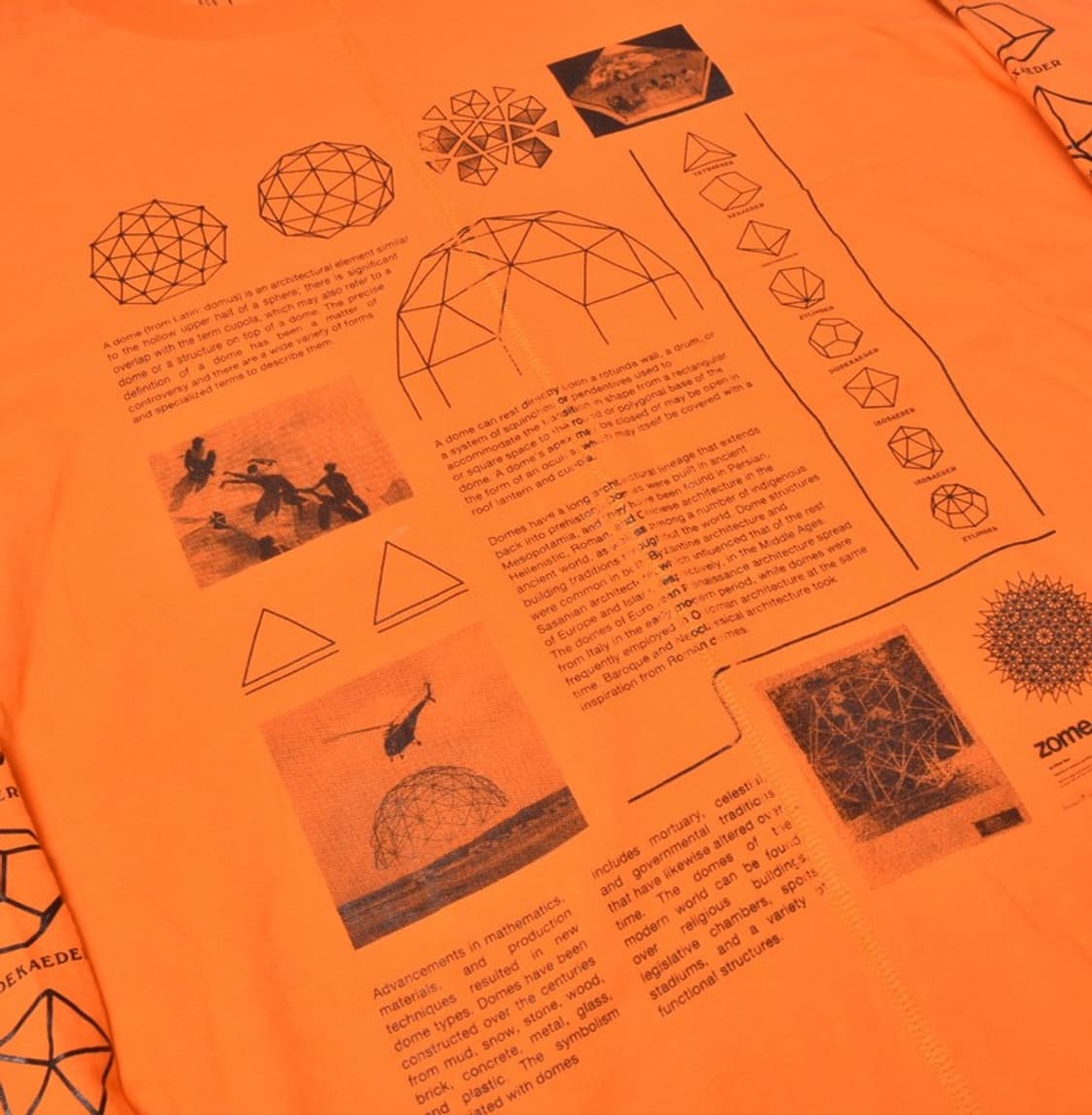 스페이스 어베일러블 소매 프린팅 긴팔 슬리브 티셔츠 L  상품이미지4