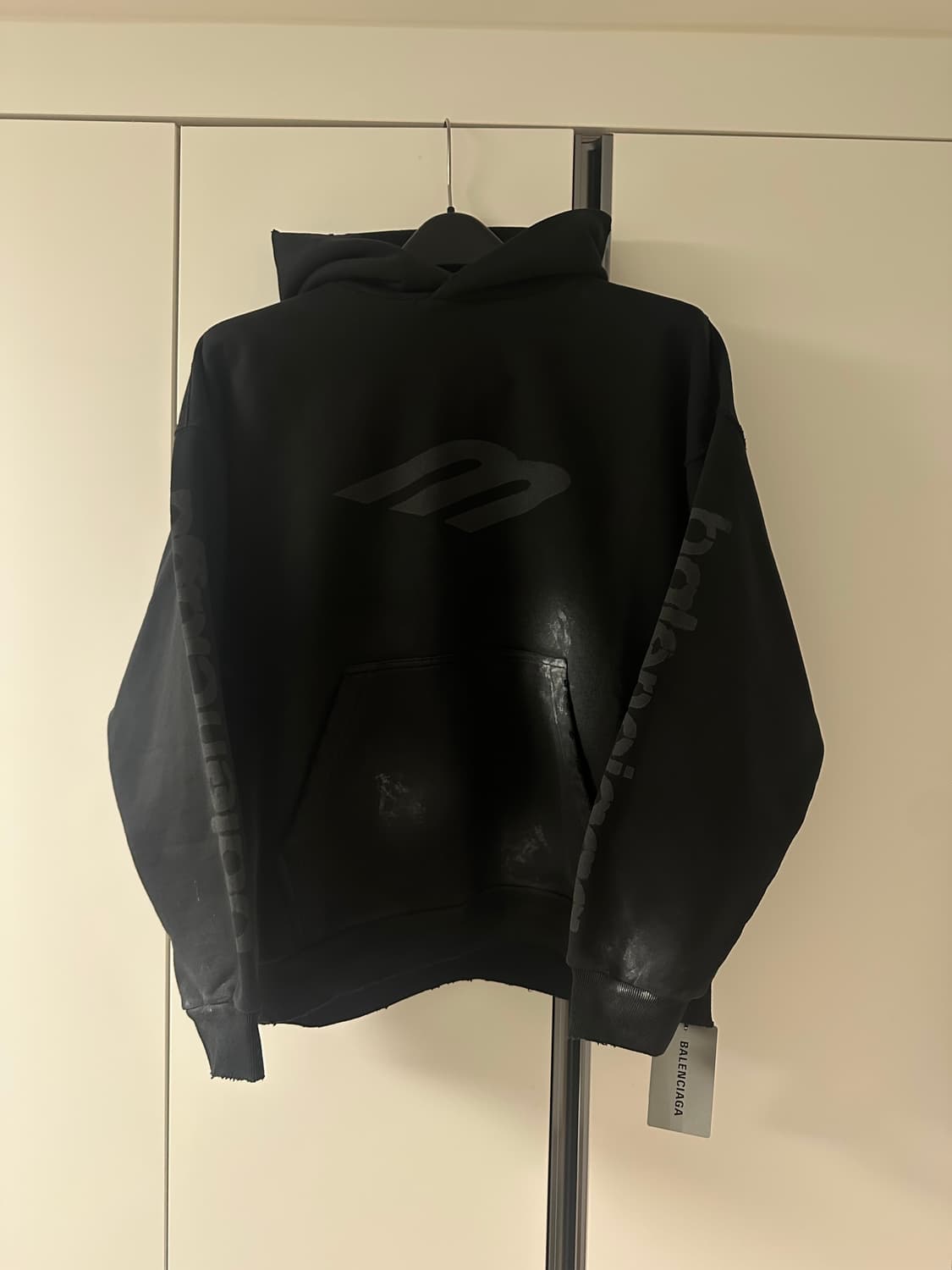 (새상품) 발렌시아가 3B 스텐실 후드 급처 상품이미지4