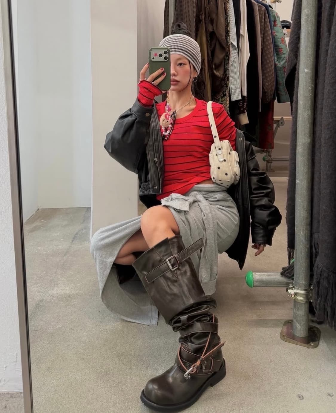 seo x negativethree 콜라보 롱부츠 size240 상품이미지1