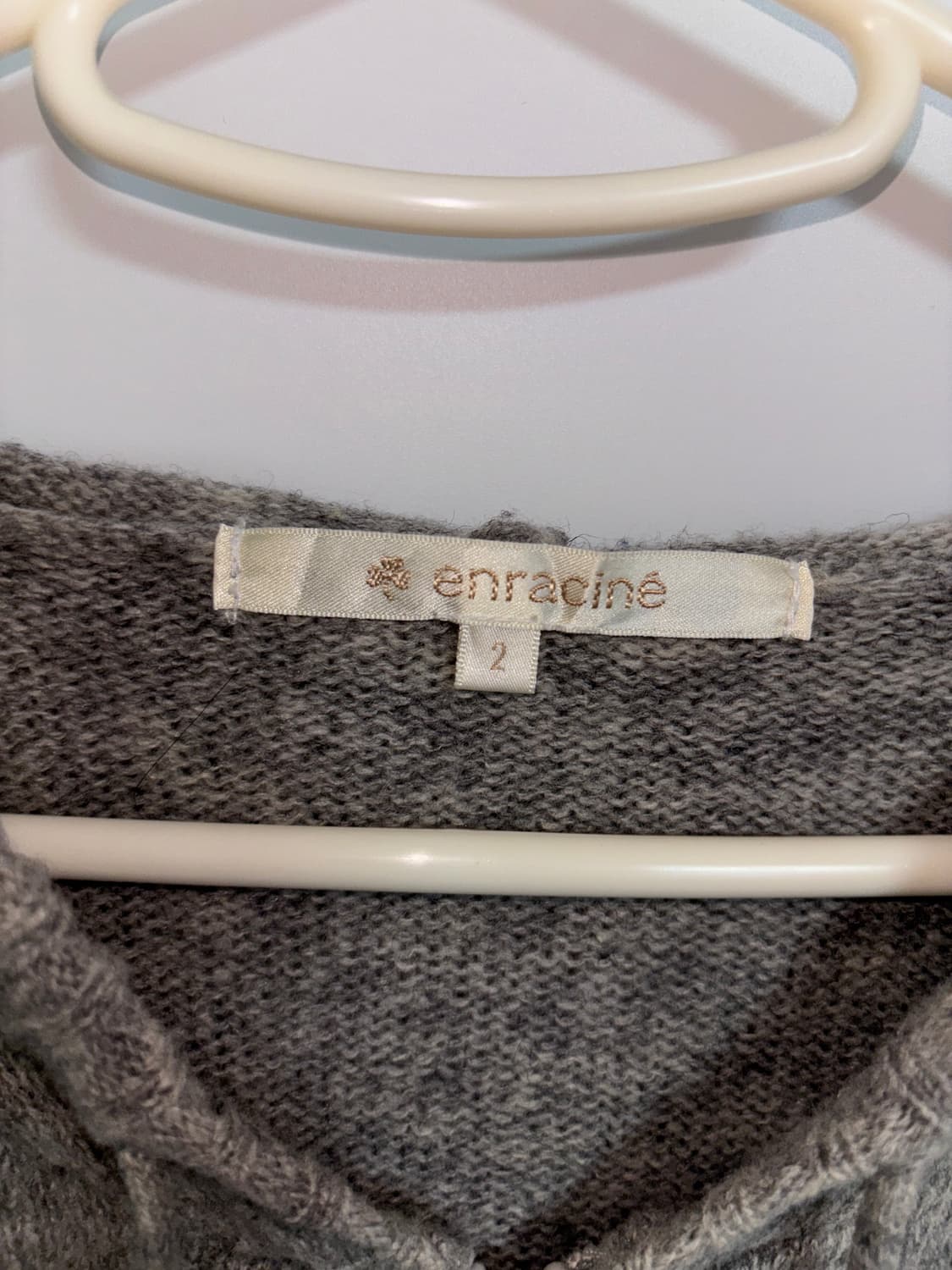 [enraciné] 앙라시네 모리걸 니트 집업  상품이미지2