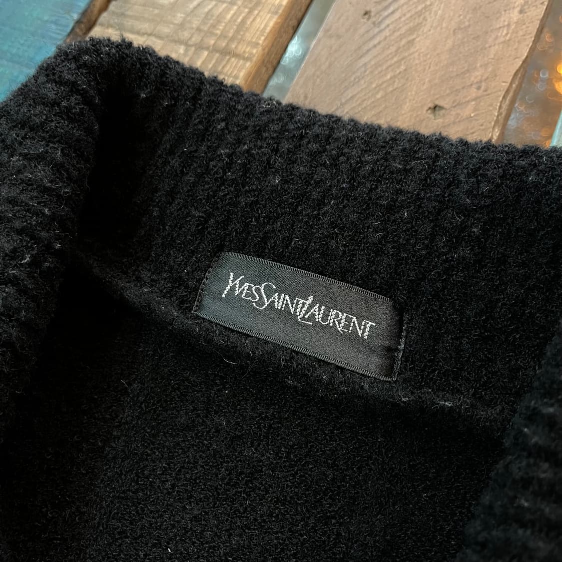 입생로랑 울 니트 풀오버 유니섹스 빈티지 상품이미지5